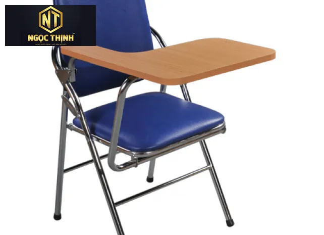 Ghế gấp liền bàn tĩnh khung thép Hòa Phát G04B Ghế gấp liền bàn tĩnh khung thép Hòa Phát G04B